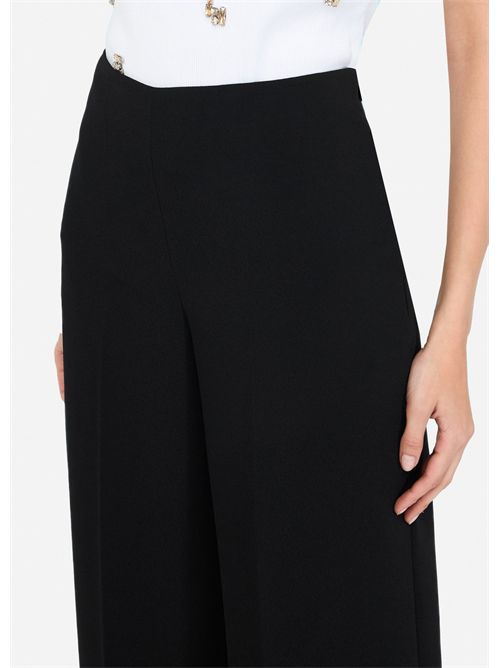 Pantaloni a palazzo in envers satin LIU JO | CF5126TS111/22222